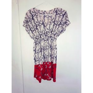 Anchor bathing suit cover up